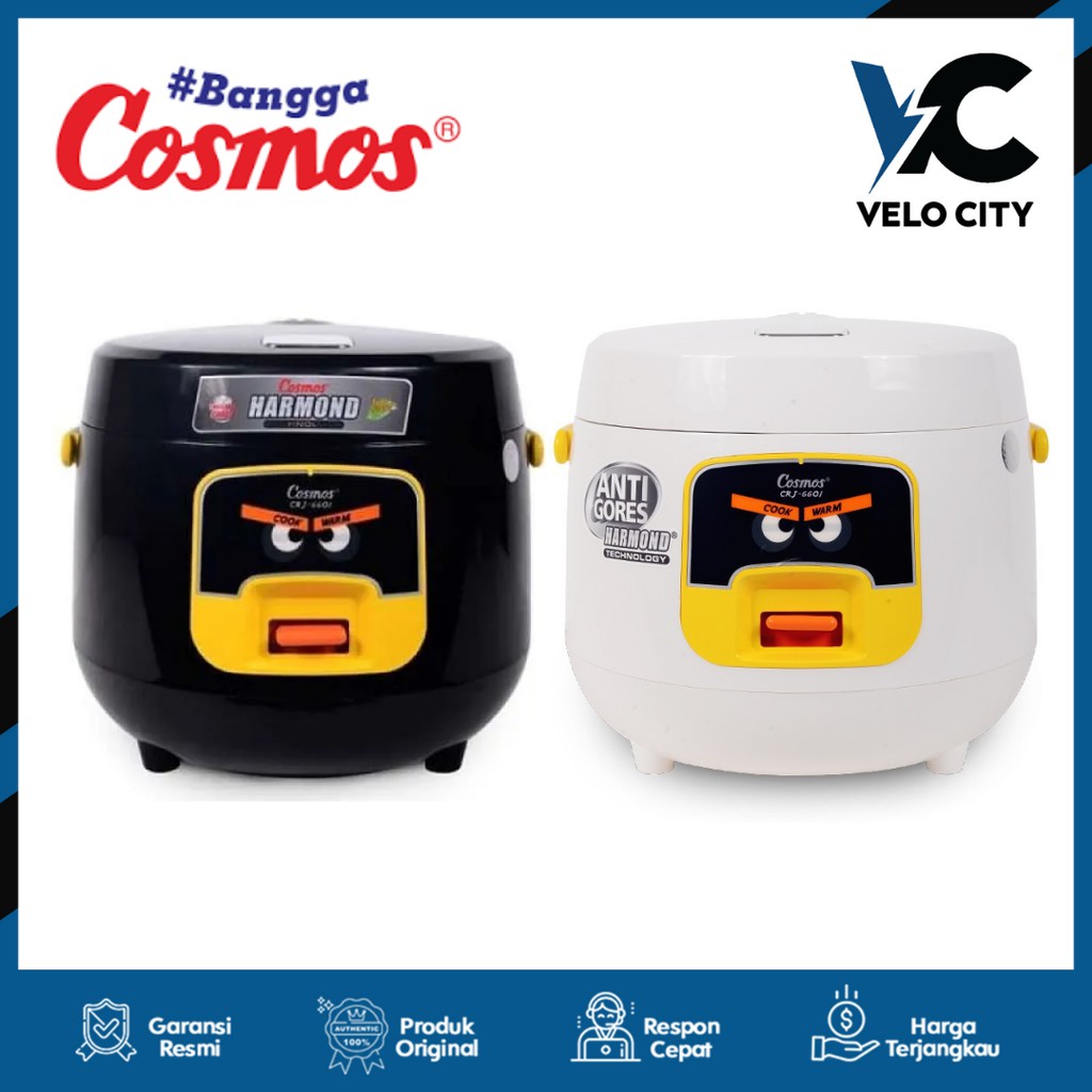 Rice Cooker magic com Cosmos 0,8L harmond CRJ 6601 Rice Cooker angrybird - Garansi 1 Tahun