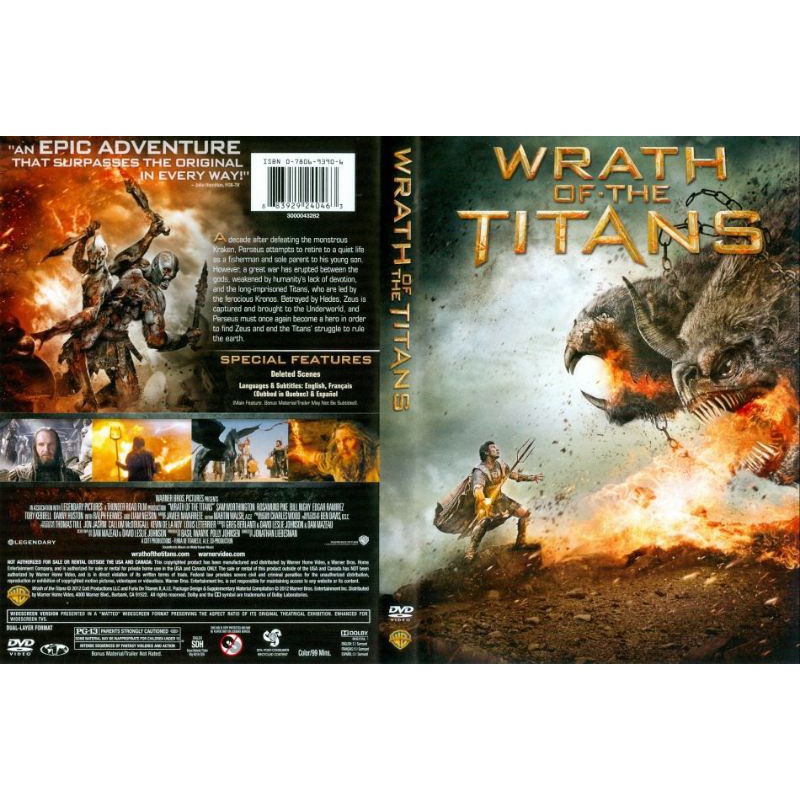 Kaset film : WRATH OF THE TITANS