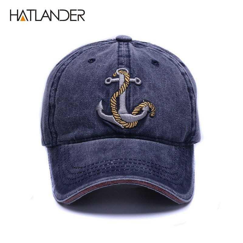 HATLANDER Topi Baseball Cap Hat 3D Embroidery - SU-SBC5006 [Biru Navy]