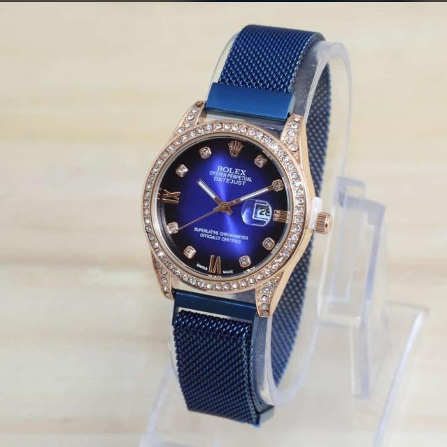 PA JAM TANGAN MURAH PASIR RANTAI TANGGAL MAGNET PREMIUM ANALOG FASHION // RX014