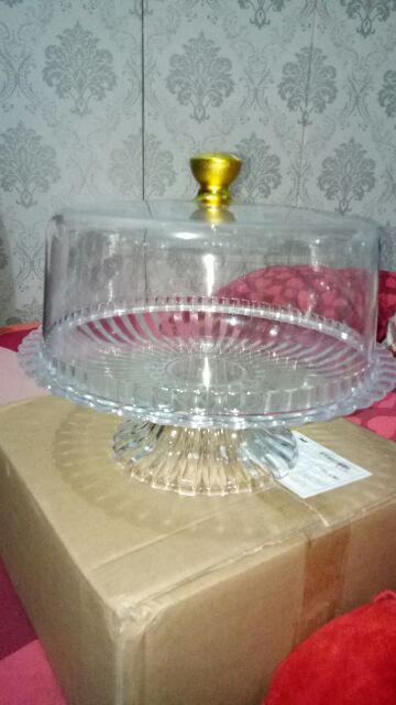 Cake Tray Tempat Kue Transparant Tk 146 Golden Sunkist