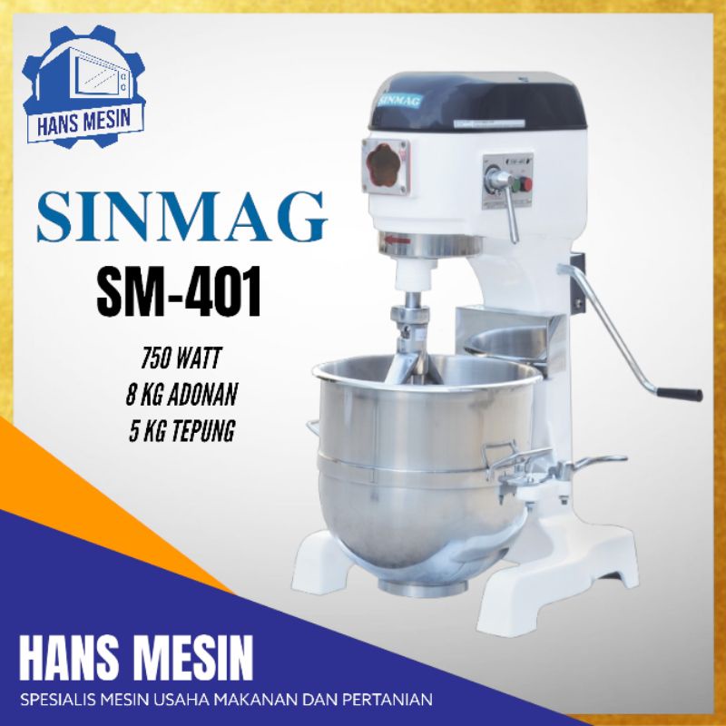 Planetary mixer 40 liter sinmag SM 401