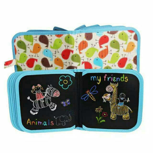 

Doodle Book, Buku gambar reusable, papan tulis reusable