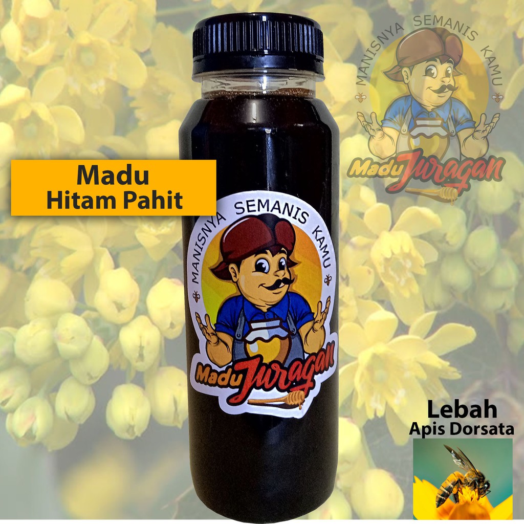 

Madu Hitam Pahit (250ml) - Madu Juragan 100% Madu Asli & Madu Murni