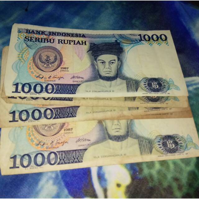 Uang lama Rp.1000 tahun 1987