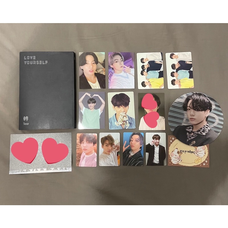 [CHAT DULU‼️] bts jungkook jk mini photocard pc postcard album tear o y her l butter cream memories 