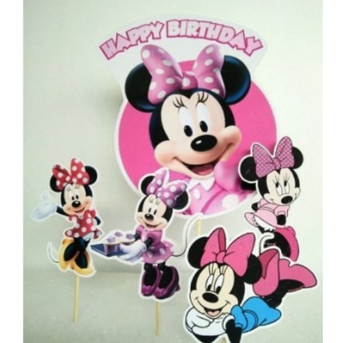 

HC TOPPER MINNI mouse utk hiasan cake dll