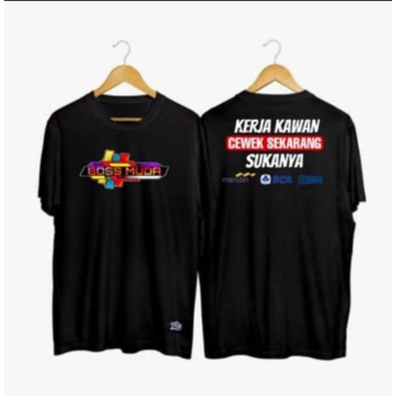 Kaos Boss Muda Kerja Kawan