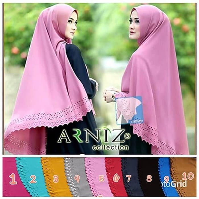 hijab instan khimar khimar bergo jilbab hijab syari instan arniz cutt