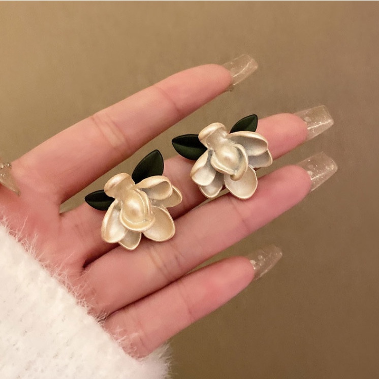 Anting Bentuk Bunga Gaya Retro Harajuku