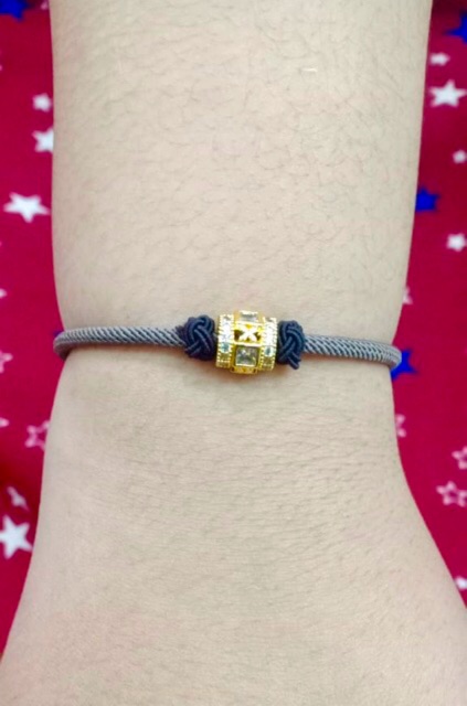 Gelang tangan wanita/ gelang rajut/ gelang lapis emas