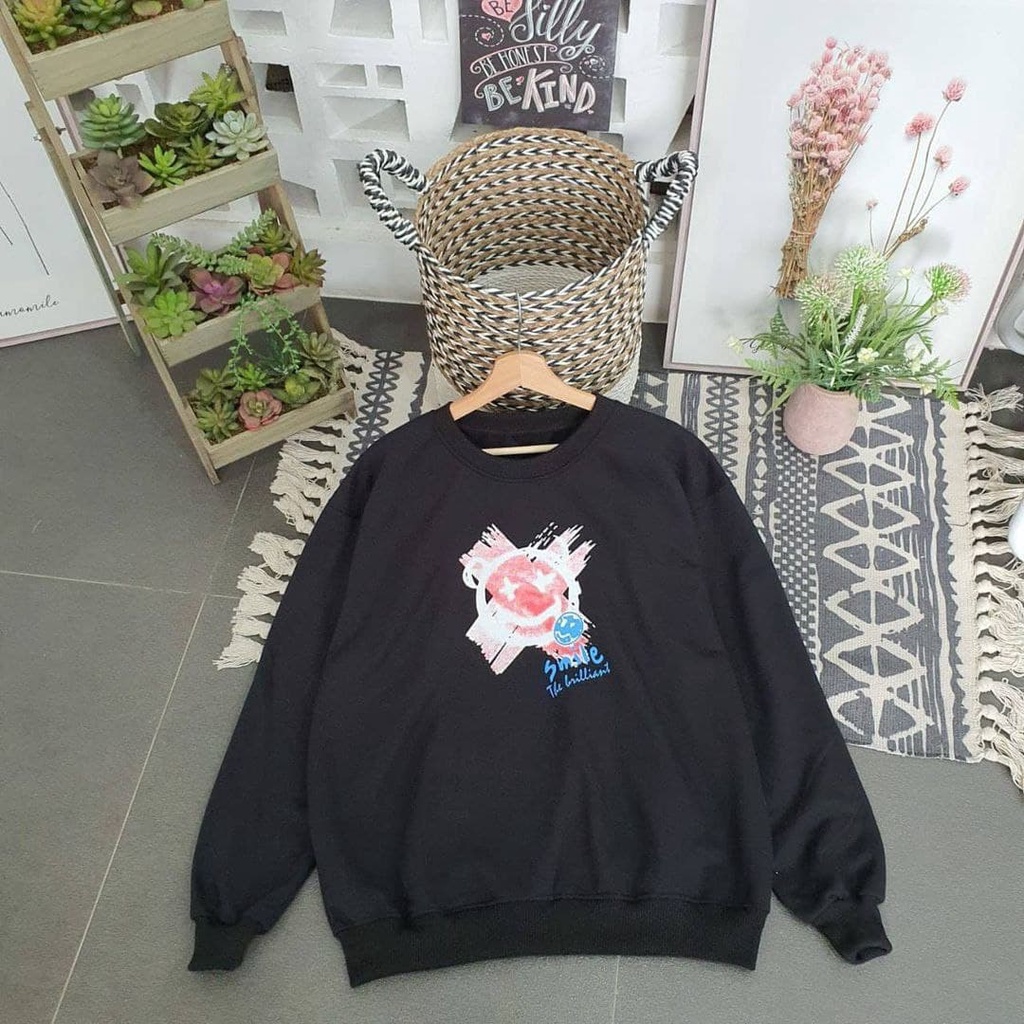 Nara Grosir - X Smile XXL Sweater | Fashion Terkini | Sweater Termurah