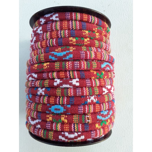 Tali Motif Tenun Tali Gelang Tenun Etnik Unik etnic ethnic indian lombok Tali Kalung Masker-19
