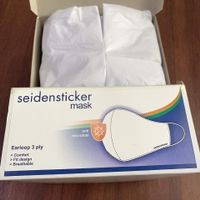 masker 3 Ply Seidensticker Mask 2 lapis kain, 1 lapis non woven antimi