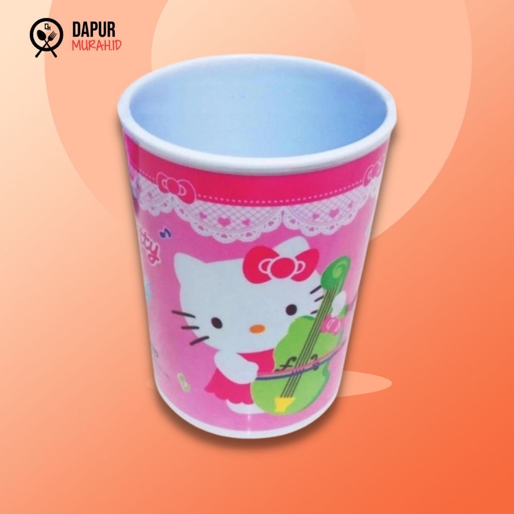 Gelas Vanda Hello Kitty 3&quot; Melamin SNI