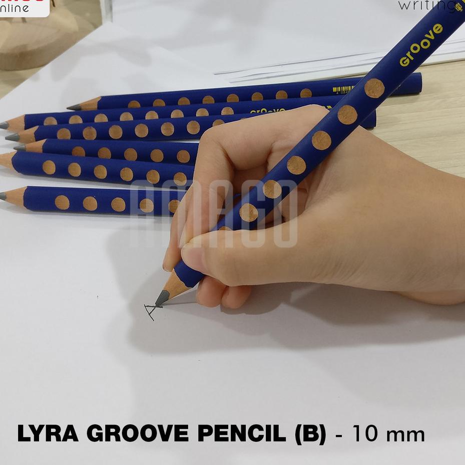 

[KODE ZLL0D] LYRA GROOVE PENCIL JUMBO (B) - BLACK - 10 MM - 1870101