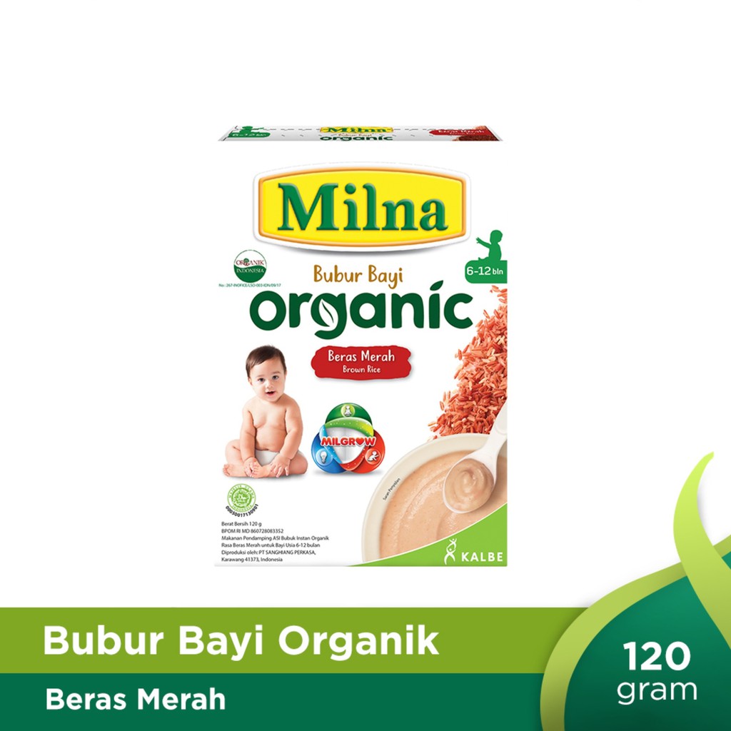 Milna Bubur Bayi Organic 120gr