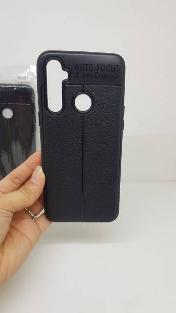 Auto Focus Realme 5 6.5 inchi Leather Soft Case Realme 5 Auto Fokus Realme5 Autofocus Realme 5