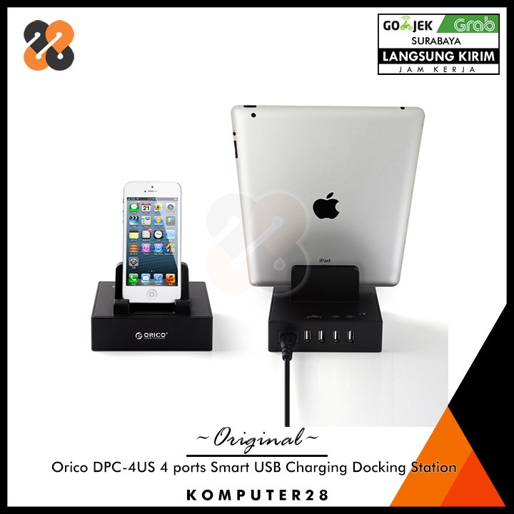 Orico DPC-4US Smart 4 ports USB Charging Docking Station - Charger Hub