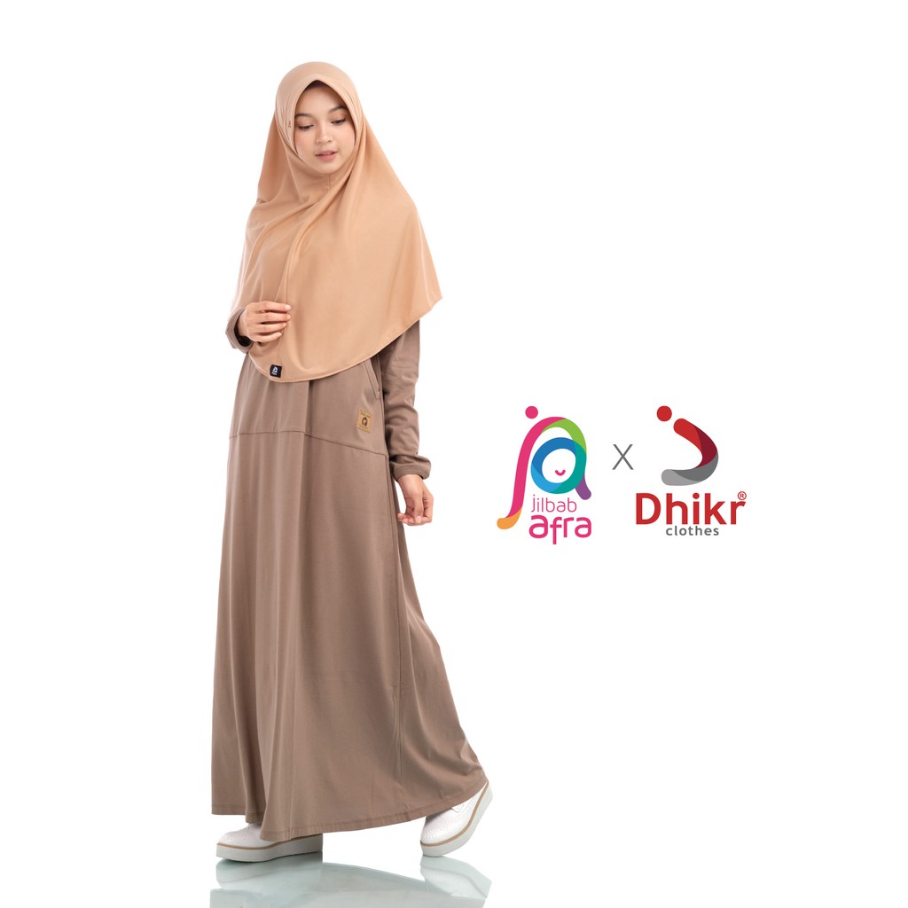 Gamis Basic Anak COKLAT SEDANG Dhikr SABR series