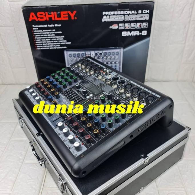 Mixer Audio Ashley Smr8 Smr 8 (8Channel) Original Ashley