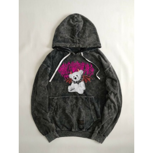 SWEATER HOODIE GM ORIGINAL PANDA WASH ABU / SWEATER PRIA / HOODIE / SWEATER / HOODIE PRIA / JAKET PR