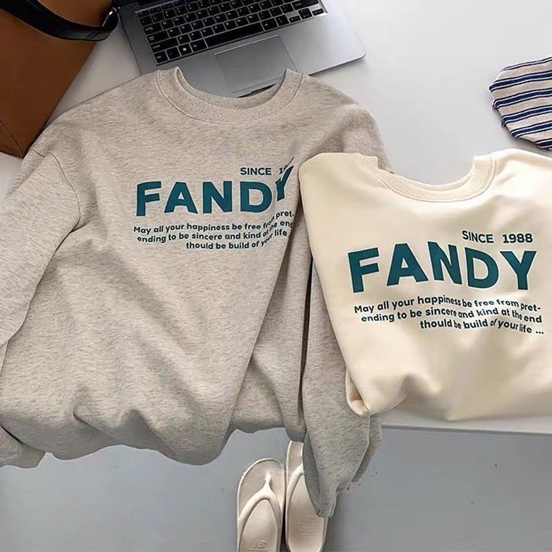 SWEATER KOREA - FANDY SWEATER - SWEATER WANITA - FLEECE