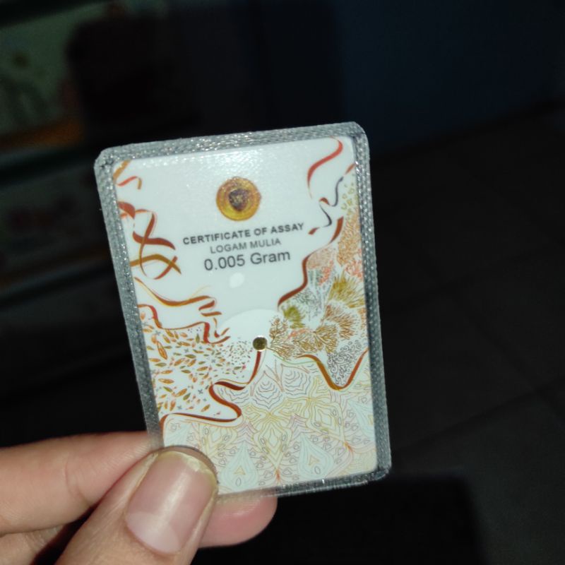 MINI GOLD 0.005 Gram Souvenir Series Logam Mulia 24 Karat