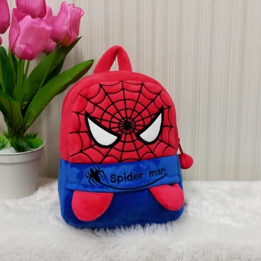 Tas Ransel Anak Cowok Spiderman Avenger  kapten ironman Superman Backpack M /Tas Sekolah Anak Paud TK