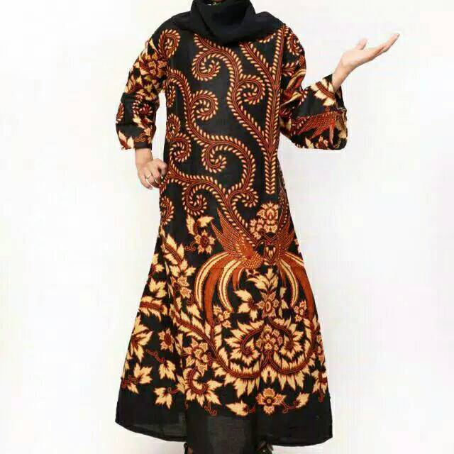 Gamis muslim batik anak Motiv Acak kualitas original