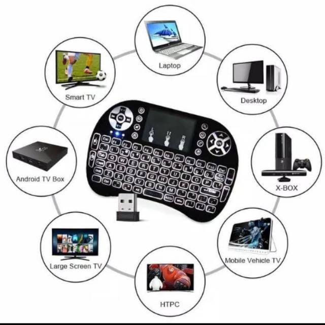 Keyboard Wireless i8 2.4G Handheld Keyboard For PC Android TV BOX