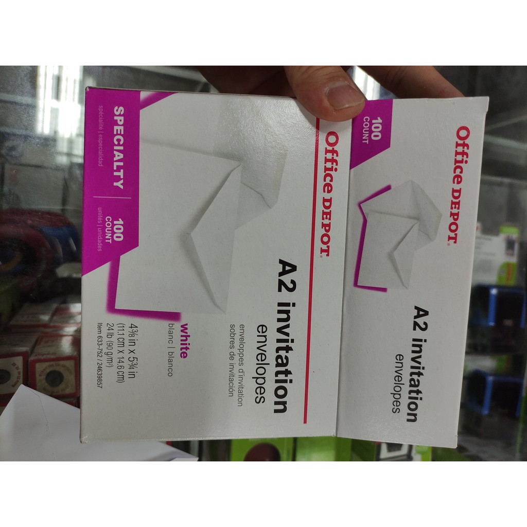 

amplop 3/4 a2 office depot isi 100 amplop kode 110 sisa export usa model lem kering