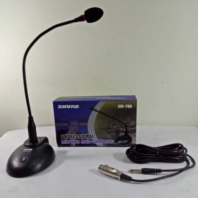 Mic meja Shure SM-790.suara jernih.ada bell nya.