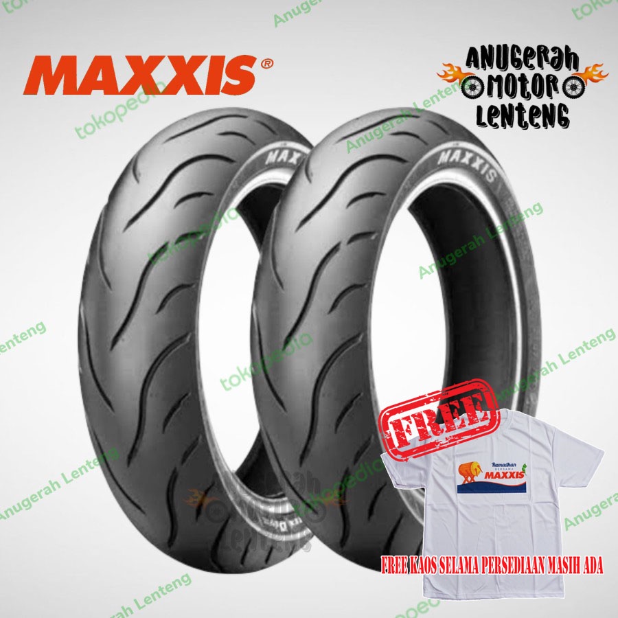 Ban Tubeless Maxxis Green Devil MA G1 Sepasang 90/80-14 &amp; 100/80-14