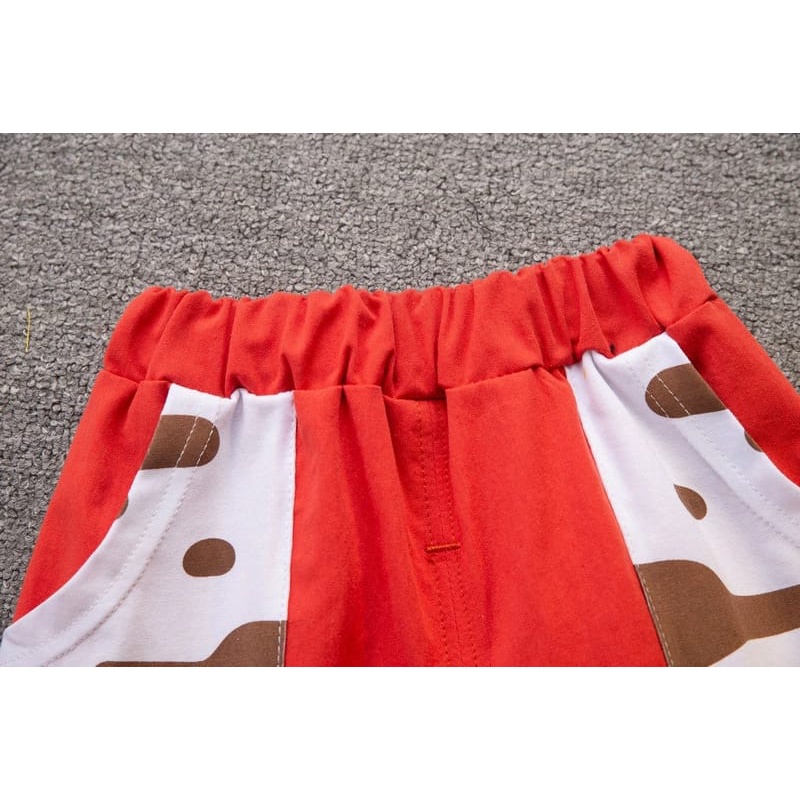 Promo !! Setelan anak trendy / setelan monkey milky yuyu import ukuran 2-4tahun / Setelan baju anak cowok