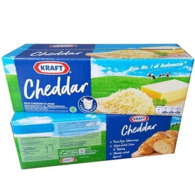 

Kraft Cheddar PREMIUM / Keju Kraft Cheddar 2 KG