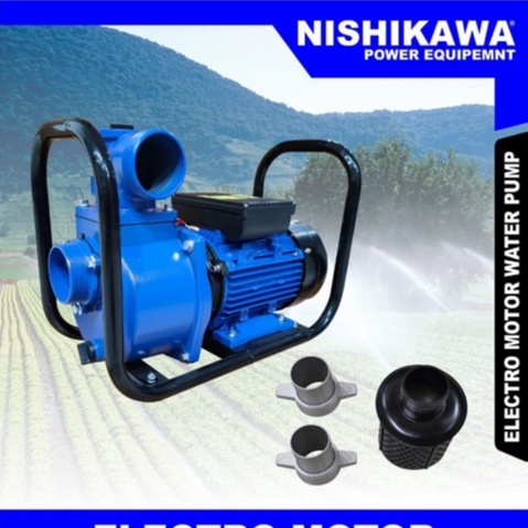 Pompa Air Alkon 2 Inch Listrik Nishikawa NEP20 Electric Water Pump