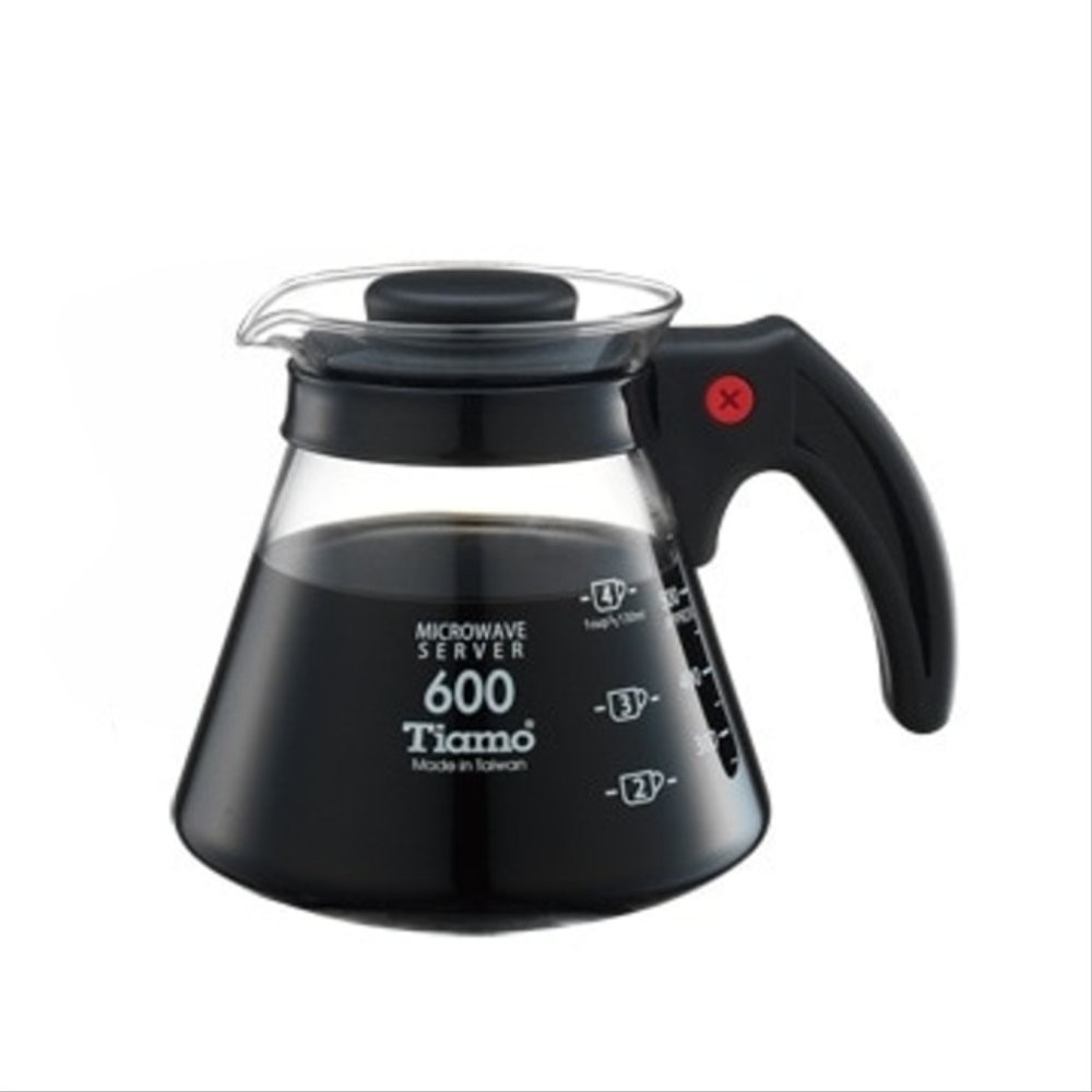 Tiamo Coffee Server Microwave Save Limited - Teko Bening Penampung Seduhan Kopi Kapasitas 600 ml