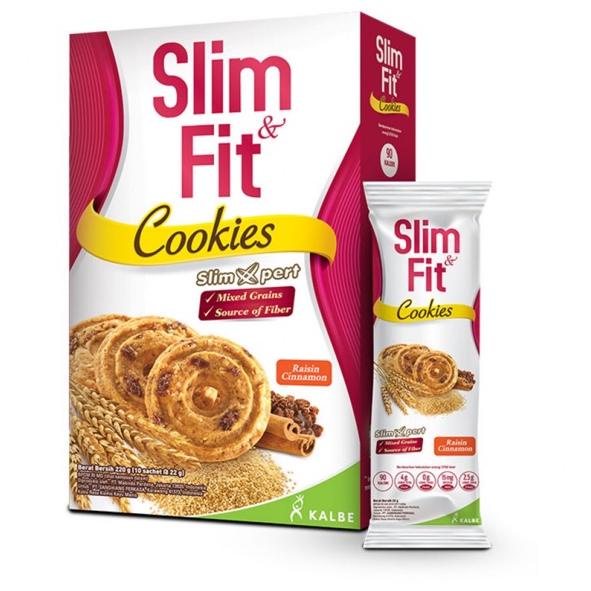 

New Ready Slim & Fit Cookies 10x22gr / slimfit cookies coklat raisin/ slim fit cookies