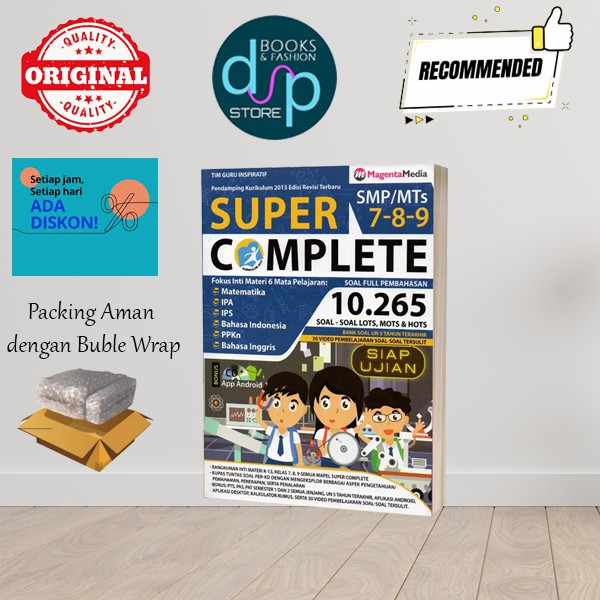 BUKU PELAJAR SMP SUPER COMPLETE SMP/MTS KLS 7,8,9