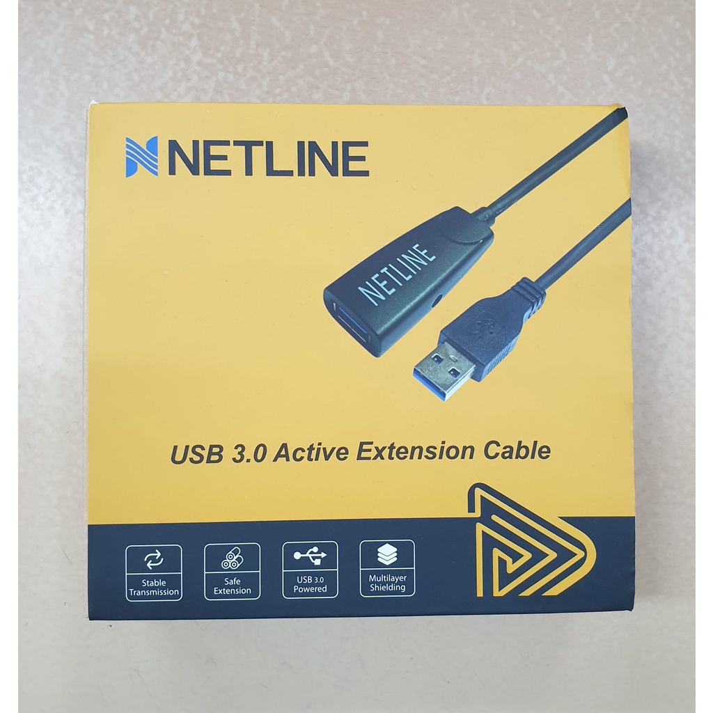 Netline Kabel USB 3.0 Extension 20meter Aktif