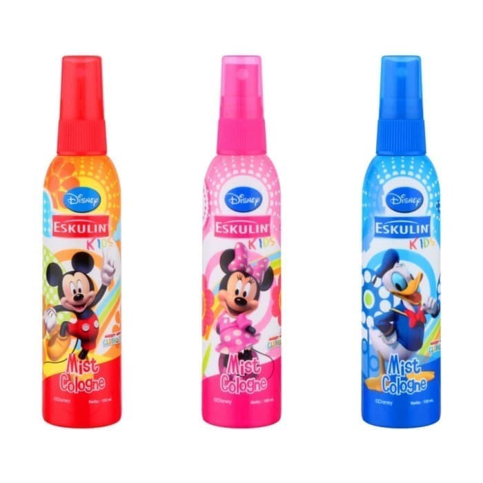 Eskulin Mist Cologne 100ml - Donald - Mickey - Minnie - Parfume Anak