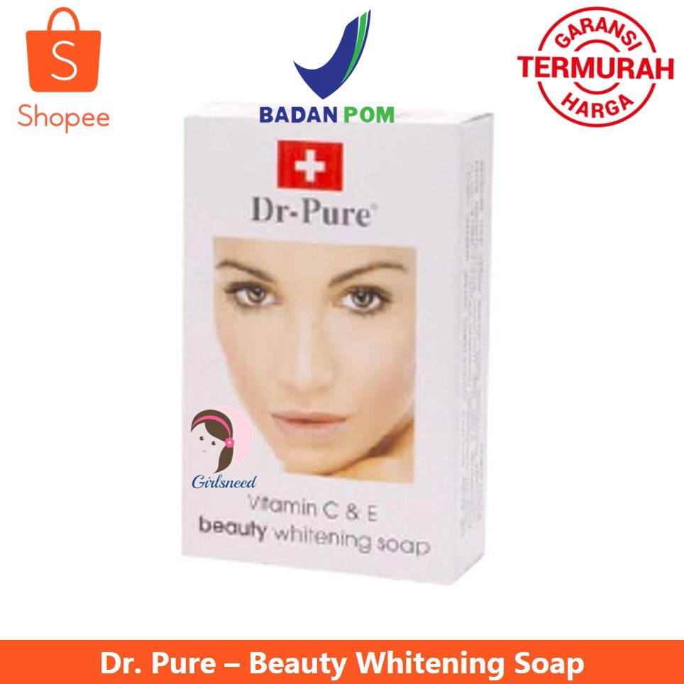 Dr Pure Sabun Wajah 80 gram  Whitening Facial Soap BPOM