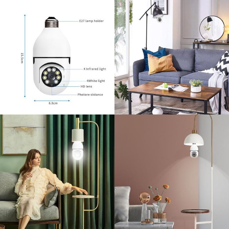V380 PRO IP CAMERA MINION BOHLAM WIRELESS 2MP FULL HD 1080P