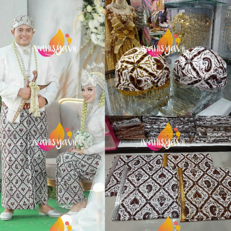 1set JARIK + BLANGKON PENGANTIN, SIDO LUHUR