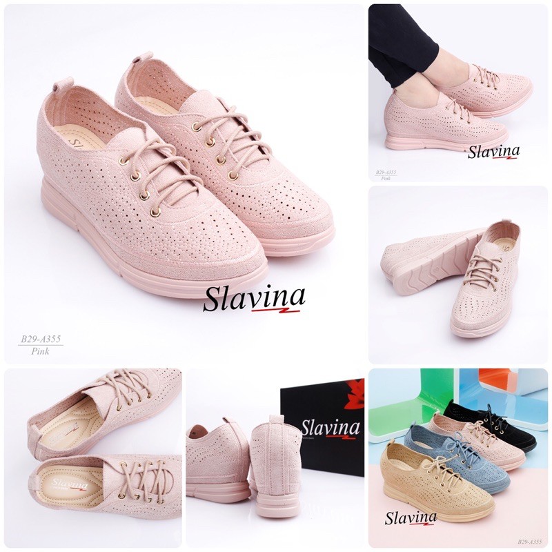 [JS18]Slavina Natania Wedges* With Colourtone Outsole Series *#B29-A355