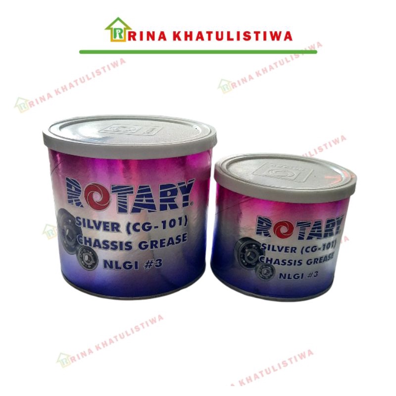 Paslin Rotary Kuning |Gease Gemuk Rotary Silver 0.25kg 0.45kg | Chassis Grease