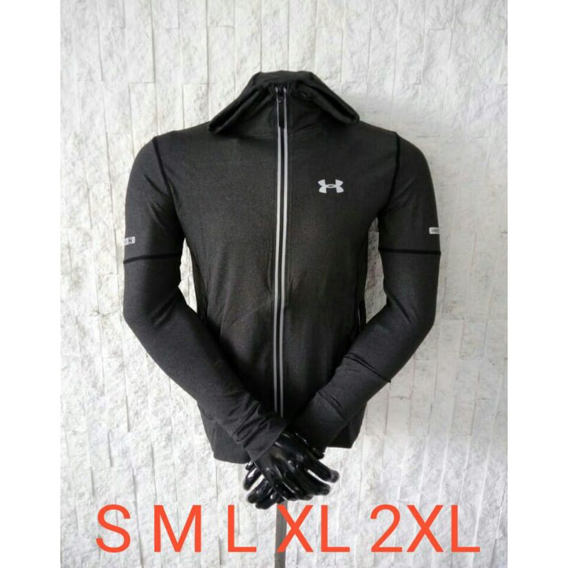 Jaket Running Sport UA Grade Original Import Quality
