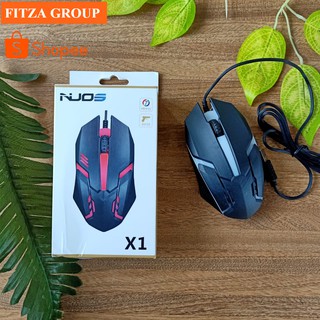MOUSE GAMING NUOS X1 ORIGINAL | Shopee Indonesia