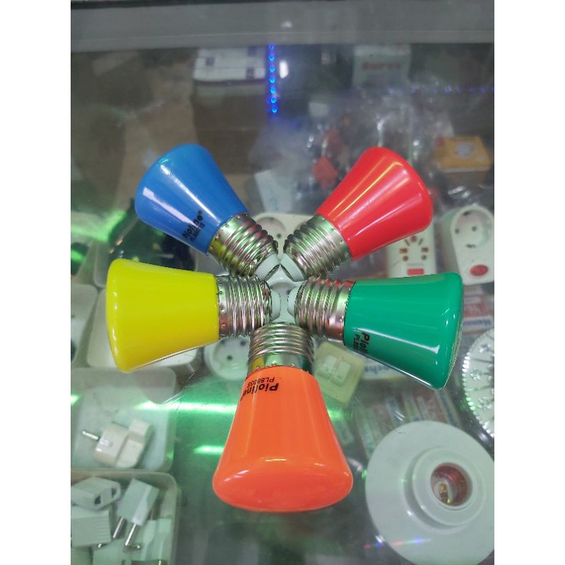 Bohlam Lampu LED Warna 3W PIOLINE.